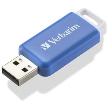 USB zibatmiņa Verbatim DataBar, 64 GB, USB 2.0, zila