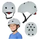 Bērnu velo ķivere Trike Fix ar LED, M (55-58 cm), tumši pelēka