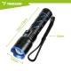 Taktiskais LED lukturis Trizand, 800 lm, ar 5000 mAh akumulatoru, USB-C, melns