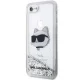 Karl Lagerfeld iPhone 7/8/SE 2020/2022 vāciņš KLHCI8LNHCCS Sudraba