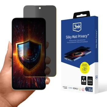 3mk Silky Matt Privacy ekrāna aizsargplēve Xiaomi Redmi 15 4G / 5G
