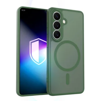 3mk Misty MagCase vāciņš priekš Samsung Galaxy S26, zaļš