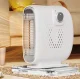 Pārnēsājams mini elektriskais sildītājs 500W, balts
