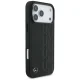 Mercedes ādas vāciņš iPhone 17 Pro Max ar MagSafe Laurel Leaves, melns