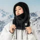 Qunature Arctic Velvet Slēpošanas Maska - Balaklava L Izmērs (Melna)