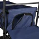 Ikonka LUARO KX2841 saliekams pludmales ratiņi ar jumtiņu un tīklu, 120L, tumši zili
