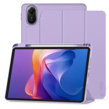 Tech-Protect SmartCase Pen vāciņš Xiaomi Redmi Pad 2 11.0, violets