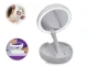 Saliekams Makeup Galda Spogulis ar LED Gaismu un Palielinājumu | Magnifying Table Makeup Mirror with LED Light Foldable
