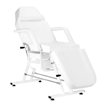 Kosmētikas krēsls Sillon ar paplātēm, balts