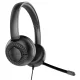 Speedlink METIS USB Stereo Headset 3.5mm ar USB skaņas karti, Melnas