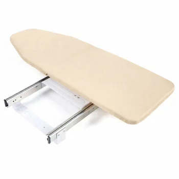 Iebūvējams saliekams gludināmais dēlis skapim, bēšs