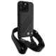 BMW M Edition Carbon Stripe & Strap vāciņš iPhone 16 Pro Max, melns