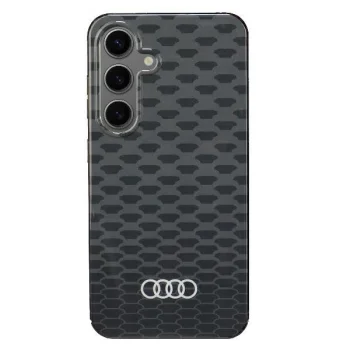 Audi IML Stitching Pattern MagSafe vāciņš Samsung Galaxy S24 Melns