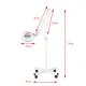 Activeshop Lampa-lupa LED S4 ar statīvu, 5 dioptrijas
