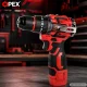 OPEX TOOLS OPX28036 Akumulatora triecienurbjmašīna (16.8V, 2 gab)