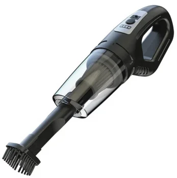 Bezvadu automašīnas putekļsūcējs ar HEPA filtru, 120W, melns