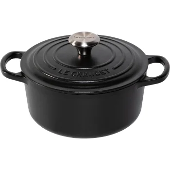 Čuguna katls Le Creuset Signature Round 18 cm 1,8 l, Satin Black