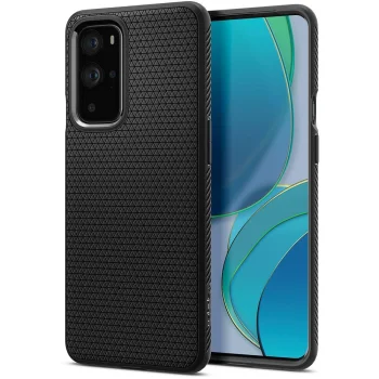 OnePlus 9 Pro Spigen Liquid Air TPU Case Cover, Black | Telefona Vāks Maks Apvalks Bampers