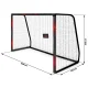 Neo-Sport futbola vārti 300 x 200 x 120 cm NS-473, melni/sarkani