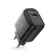 Tech-Protect C20W tīkla lādētājs USB-C PD 20W / USB-A QC 3.0, melns