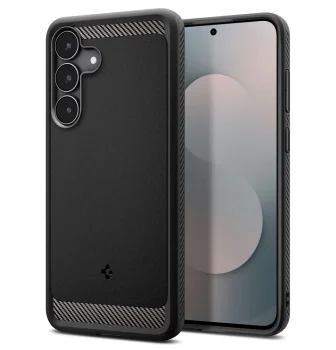 Spigen Rugged Armor vāciņš priekš Samsung Galaxy S25 FE, Matte Black