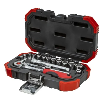 Muciņu un sprūdrata komplekts GEDORE red 1/4" 16 gab.
