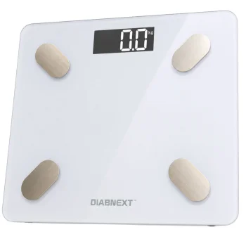 Elektroniskie vannas istabas svari 180 kg, balti