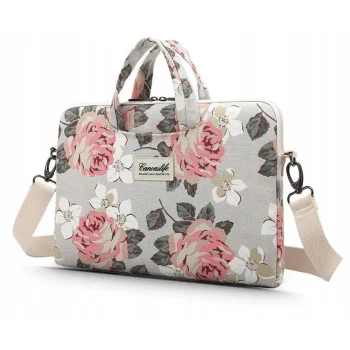 Canvaslife Briefcase klēpjdatora soma 15-16" - Balta/Rozā