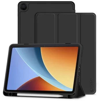 Planšetdatora vāciņš Tech-Protect SmartCase Pen, Xiaomi Redmi Pad 2 9.7", melns