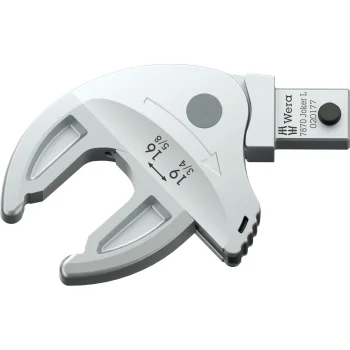 Pašregulējoša uzgriežņu atslēgas galva Wera 7870 Joker L, 9x12 mm, 16-19 mm