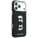 Karl Lagerfeld vāciņš iPhone 18 Pro Max / 17 Pro Max, Saffiano Pins, melns