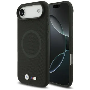 BMW M FW Metal Logo MagSafe telefona vāciņš iPhone Air, melns
