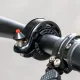 Velosipēda zvaniņš Rockbros 34210028001 Q-veida līdz 100 dB, melns