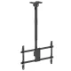 Maclean MC-112 B griestu TV stiprinājums, 43-86\", 60kg, VESA 600x400, melns