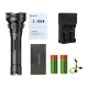 LED lukturis Superfire L3 P90, 2700 lm, 7400 mAh, ar tālummaiņu