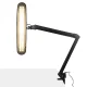 Elegante 801-tl LED galda lampa ar skrūvspīlēm, melna
