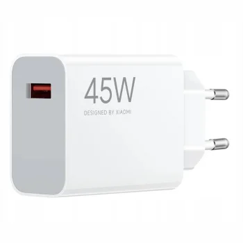 Xiaomi MDY-17-EF 45W USB-A tīkla lādētājs, balts