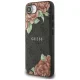 Guess 4G Flowers Print MagSafe vāciņš Apple iPhone 16e Melns