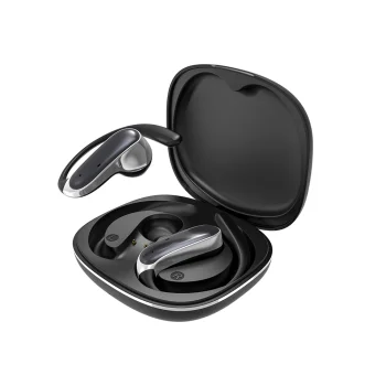 Bezvadu OWS austiņas Dudao U17Z Bluetooth 5.3 ar ausu āķiem, melnas