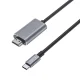 Tech-Protect UltraBoost USB-C uz HDMI 4K 60Hz kabelis 2m, melns