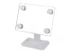 Makeup Kosmētisks Spogulis ar LED Apgaismojumu un 180° Rotāciju, Balts | Makeup Cosmetic Mirror with LED Lightning