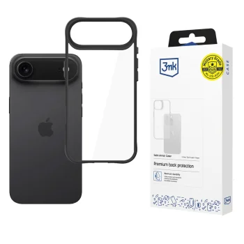 3mk Satin Armor Case+ vāciņš iPhone Air, Transparent Black