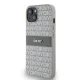 DKNY iPhone 15 / 14 / 13 vāciņš Mono Stripe & Metal Logo, bēšs