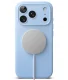 Telefona vāciņš Ringke Silicone MagSafe priekš iPhone 18 Pro, gaiši zils