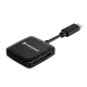 Transcend TS-RDC3 atmiņas karšu lasītājs USB-C 3.2 Gen 1, Melns