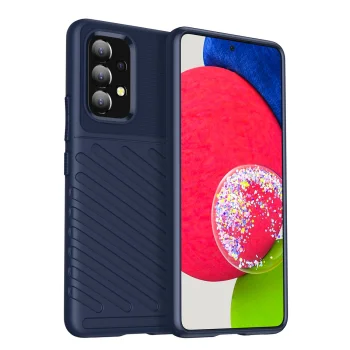 Thunder Case elastīgs vāciņš Samsung Galaxy A53 5G, zils