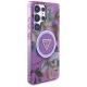Guess Glitter Flowers MagSafe vāciņš Samsung Galaxy S25 Ultra, violets