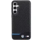 BMW Leather Carbon vāciņš priekš Samsung Galaxy S23 FE S711 BMHCS23FE22NBCK, melns