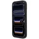Vāciņš Mercedes Leather Mesh Bow Line MagSafe priekš iPhone 18 Pro Max / 17 Pro Max, tumši pelēks