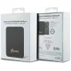 Guess Metal Script Logo MagSafe bezvadu ārējais akumulators, 3000 mAh, 5W, melns